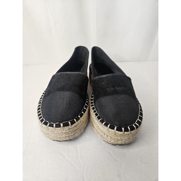 ASOS DESIGN Julee Flatform Espadrilles BLACK Women Size 8 Platform Sandals - Picture 2 of 8